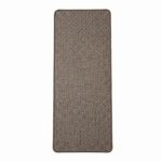 Tapete Ocean Porta Banheiro Geladeira 46x76 Marrom e Preto