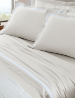 Jogo de Cama Breeze 300 Fios Fibra de Bambu King Bege