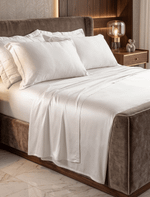 Jogo de Cama Essenza 300 Fios Fibra de Bambu King Branco
