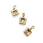 Pendente Abc - Ouro 18k | Abc Pendant  - 18k Gold