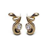 Brinco Água Banho Ouro | Água Earring - Gold Plating