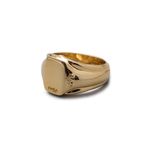 Anel Pinky Layer Square - Banho Ouro 18K | Pinky Layer Square Ring - 18k Gold Plating