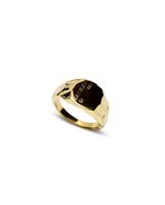 Anel Pinky Square - Banho Ouro 18k | Pinky Square Ring - 18k Gold Plating