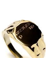 Anel Pinky Square - Banho Ouro 18k | Pinky Square Ring - 18k Gold Plating