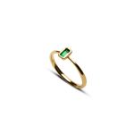 Anel Framed  | Framed Ring - Emerald 