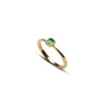 Anel Framed  | Framed Ring - Emerald 