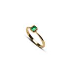 Anel Framed  | Framed Ring - Emerald 