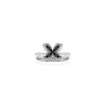 Anel Bloom - Diamantes Negros | Bloom Ring - Black Diamonds