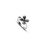 Anel Bloom - Diamantes Negros | Bloom Ring - Black Diamonds