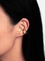 Ear Cuff Convexo - Banho Ouro 18k | Convexo Ear Cuff - 18k Gold Plating