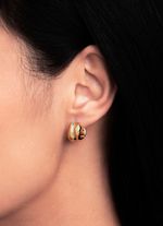 Brinco Convexo - Banho Ouro 18k  | Convexo Earring - 18k Gold Plating
