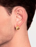 Brinco Convexo - Banho Ouro 18k  | Convexo Earring - 18k Gold Plating