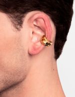 Ear Cuff Convexo - Banho Ouro 18k | Convexo Ear Cuff - 18k Gold Plating