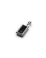 Pendente Framed Agata Negra | Framed Black Agate Pendant