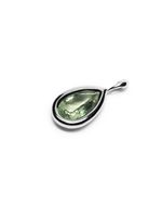 Pendente Framed Gota Prasiolita | Framed Prasiolite Drop Pendant
