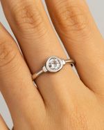 Anel Framed - Banho Ródio | Framed Ring - Rodium Plating