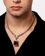 Pendente Framed Quartzo Fumê | Framed Smoky Quartz Pendant