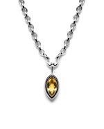 Pendente Framed Navette Citrino | Framed Navette Citrine Pendant