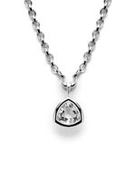 Pendente Framed Triangular Quartzo  G | Framed Triangular Quartz Pendant - Large