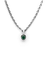 Pendente Framed Esmeralda Oval  | Framed Oval Emerald Pendant 