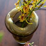Vaso Oceano Mini 2 Fumê com Ouro