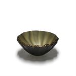 Bowl Lírio 26 cm Dourado Fosco Regina Medeiros