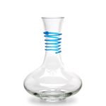 Decanter com Aplicação Espiral Água-marinha