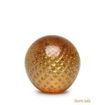 Peso Tela Bola Âmbar com Ouro