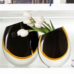 Vaso 210 MS Bicolor Preto com Âmbar