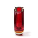 Vaso 96 MS Bicolor Vermelho com Âmbar