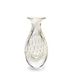 Vaso Mini Alto Tela Transparente com Ouro