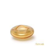 Vaso Oceano Mini 3 Âmbar com Ouro