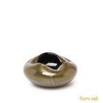 Vaso Oceano Mini 3 Preto com Ouro