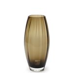 Vaso Oliva G Ondulado Fumê