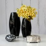 Vaso Oliva G Leitoso Preto