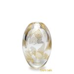 Vasinho Oval Transparente Áureo