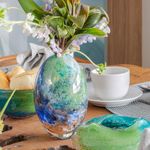 Vaso Oval Mini Planeta Terra
