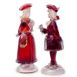  Casal de Murano Vermelho