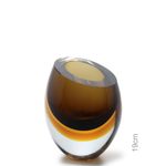 Gota Baixa Bicolor Diagonal Fumê com Âmbar