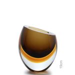 Gota Baixa Bicolor Diagonal Fumê com Âmbar