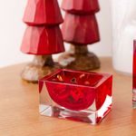 Conjunto com Porta Lápis e Porta Clips Vermelho