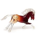 Cavalo de Murano Cor Vermelha