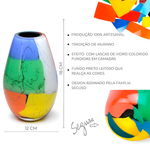 Vaso 24 MS Reto Lascas Coloridas