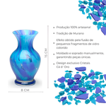 Vasinho 78 Multicor Azul e Água-marinha