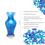 Vasinho 76 Multicor Azul e Água-marinha