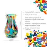 Mini Vasinho M64 Multicor Colorido