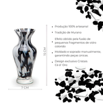 Vasinho 76 Multicor Preto e Branco