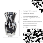 Mini Vasinho M62 Multicor Preto e Branco