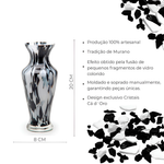 Vasinho 77 Multicor Preto e Branco