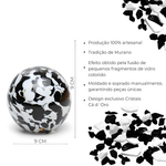 Peso Multicor Grande Bola Preto e Branco